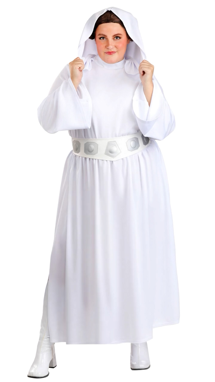 JWC4989 Ai Women's Plus Size Princess Leia Premium Costume